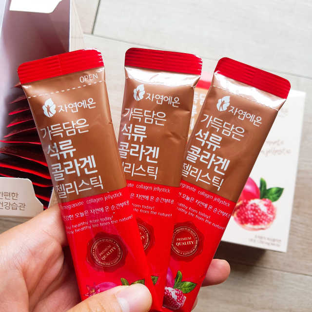 자연에온 가득담은 석류 콜라겐 젤리스틱 2BOX 리뷰 사진