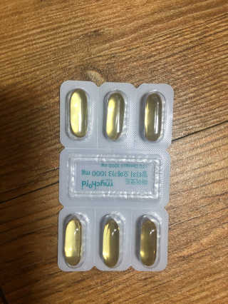 JW중외제약 마이코드 알티지 오메가3 1000 mg — 5점을 준 리뷰어가 2020년 9월 올린 사용 사진