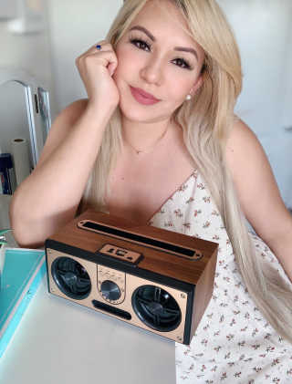 SEVIZ RETRO20W 레트로 블루투스 스피커 — 5점을 준 리뷰어가 2020년 7월 올린 사용 사진