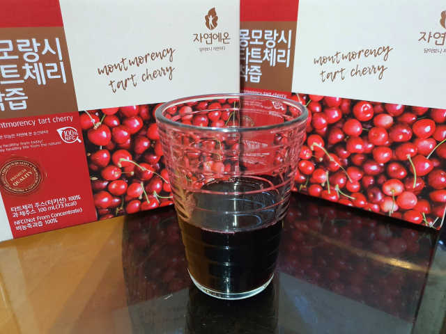 자연에온 몽모랑시 타트체리 착즙 100mL 10개입 2BOX 리뷰 사진