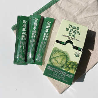 조은약초 국산 양배추즙 양배추 브로콜리 젤리 15포 x 1박스 — 2.5점을 준 리뷰어가 2020년 9월 올린 사용 사진