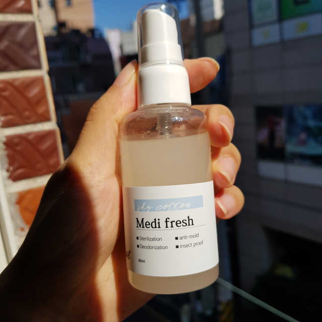 순수연구소 메디프레쉬80ml 천연 향균 섬유 탈취제 리뷰 사진