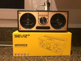 SEVIZ RETRO20W 레트로 블루투스 스피커 — 3점을 준 리뷰어가 2020년 6월 올린 사용 사진