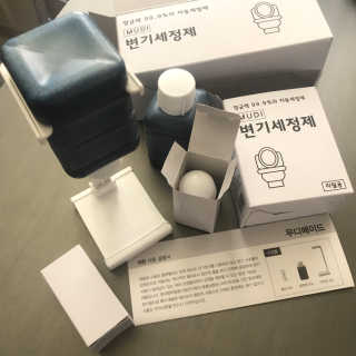 무디메이드 MUDI 변기세정제 본품, 리필 — 5점을 준 리뷰어가 2020년 6월 올린 사용 사진