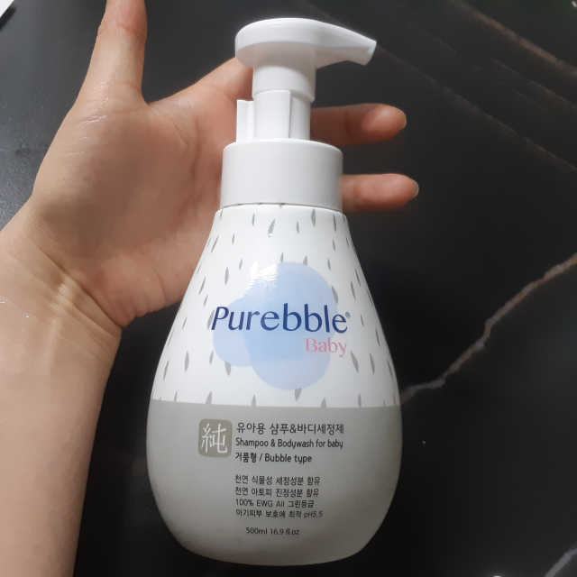 [퓨어블] 베이비 샴푸/바디워시 500ml 리뷰 사진