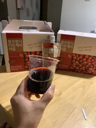 자연에온 몽모랑시 타트체리 착즙 100mL 10개입 2BOX — 4.5점을 준 리뷰어가 2020년 10월 올린 사용 사진