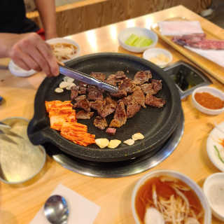 [마켓정 정육식당] 4만원 이용권 — 3점을 준 리뷰어가 2020년 12월 올린 사용 사진