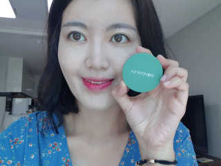 본다움 빠이빠이 세범 파우더 — 4점을 준 리뷰어가 2020년 8월 올린 사용 사진