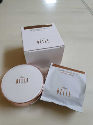 디어벨르 크림쿠션 DEAR BELLE CREAM COUSION — 4점을 준 리뷰어가 2020년 8월 올린 사용 사진