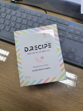 디레시피 세안이 필요없는 순한 클렌징 티슈 — 5점을 준 리뷰어가 2020년 11월 올린 사용 사진