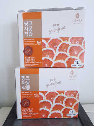 자연에온 핑크 자몽 착즙 100mL 10개입 2BOX — 5점을 준 리뷰어가 2020년 11월 올린 사용 사진