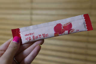 365더건강 에버뷰티 석류콜라겐 젤리 — 5점을 준 리뷰어가 2020년 8월 올린 사용 사진