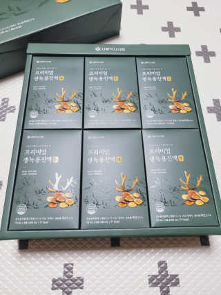 서울약사신협 약사신협_생녹용 진액_70ml x 30포 — 5점을 준 리뷰어가 2020년 9월 올린 사용 사진