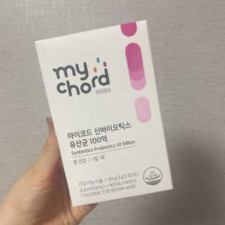 JW중외제약 마이코드 신바이오틱스 유산균 100억 — 5점을 준 리뷰어가 2020년 8월 올린 사용 사진