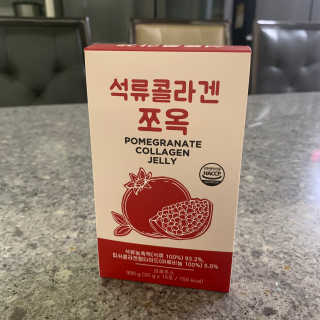 조은약초 석류콜라겐 석류즙 석류쪼옥 젤리 스틱 15포 x 20g — 5점을 준 리뷰어가 2020년 8월 올린 사용 사진