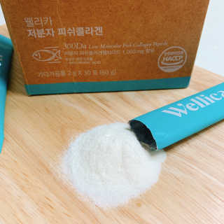웰리카 저분자 피쉬 콜라겐 — 5점을 준 리뷰어가 2020년 10월 올린 사용 사진