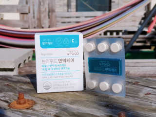 한국야쿠르트 브이푸드 면역케어 — 5점을 준 리뷰어가 2020년 11월 올린 사용 사진