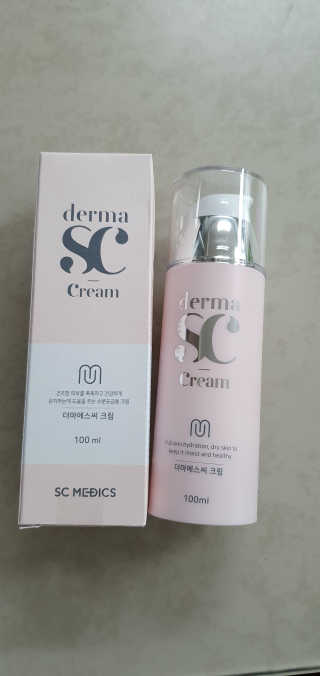 derma SC-Cream 더마에스씨 크림 100ml — 4점을 준 리뷰어가 2020년 4월 올린 사용 사진