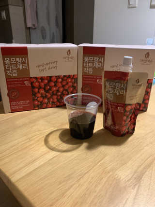 자연에온 몽모랑시 타트체리 착즙 100mL 10개입 2BOX — 4.5점을 준 리뷰어가 2020년 10월 올린 사용 사진