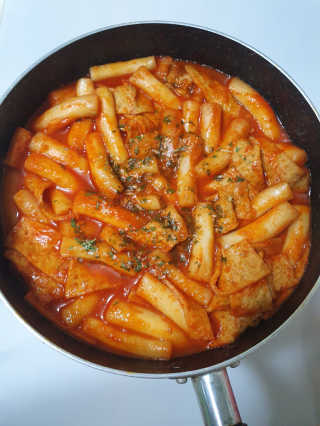 화곡미담 옛날 떡볶이 — 5점을 준 리뷰어가 2020년 4월 올린 사용 사진