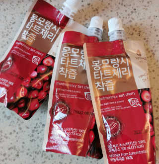자연에온 몽모랑시 타트체리 착즙 100mL 10개입 2BOX — 5점을 준 리뷰어가 2020년 10월 올린 사용 사진