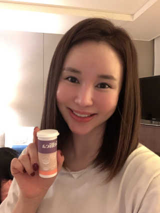웰리카 더블유 100억 유산균 — 5점을 준 리뷰어가 2020년 12월 올린 사용 사진