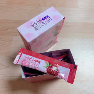 헬스업_쁘띠쁘띠석류콜라겐젤리_20g x 14포 — 4.5점을 준 리뷰어가 2020년 8월 올린 사용 사진