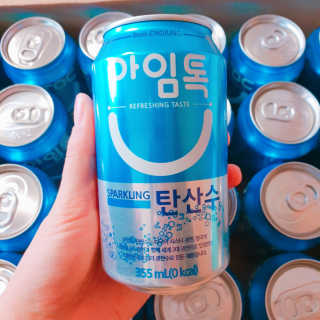 일화 아임톡 탄산수 355mlX24캔 + 보냉팩 증정이벤트 — 5점을 준 리뷰어가 2020년 4월 올린 사용 사진