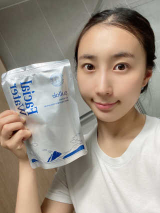 [설랩] 클렌징워터 세안수 500ml x 6팩 — 5점을 준 리뷰어가 2020년 8월 올린 사용 사진