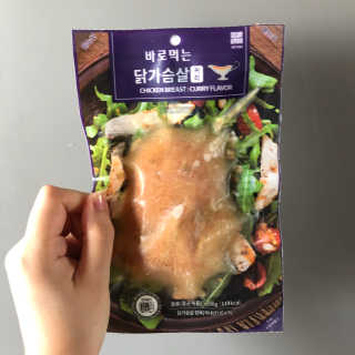 바로 먹는 아침 실온보관 닭가슴살 6종 — 5점을 준 리뷰어가 2020년 10월 올린 사용 사진