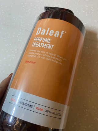 달리프 진저 베러퍼퓸 트리트먼트 1000ml 향 5종 — 5점을 준 리뷰어가 2020년 11월 올린 사용 사진