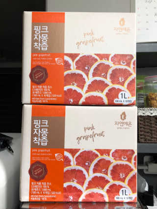 자연에온 핑크 자몽 착즙 100mL 10개입 2BOX — 5점을 준 리뷰어가 2020년 11월 올린 사용 사진