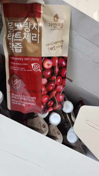 자연에온 몽모랑시 타트체리 착즙 100mL 10개입 2BOX — 5점을 준 리뷰어가 2020년 10월 올린 사용 사진
