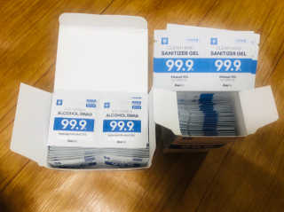 어웨이크어슬립 [AWAS] 알콜스왑 100매 + 세니타이저겔 50매 위생세트 — 5점을 준 리뷰어가 2020년 6월 올린 사용 사진