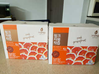 자연에온 핑크 자몽 착즙 100mL 10개입 2BOX — 5점을 준 리뷰어가 2020년 11월 올린 사용 사진