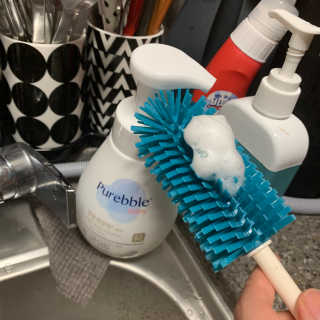 Purebble [퓨어블] 베이비 젖병세정제 500ml — 5점을 준 리뷰어가 2020년 8월 올린 사용 사진