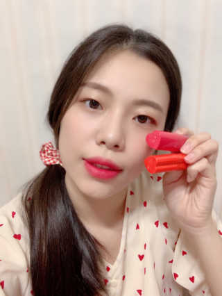 [블랙루즈] 컬러 락 하트 틴트 1+1 — 3.5점을 준 리뷰어가 2020년 7월 올린 사용 사진