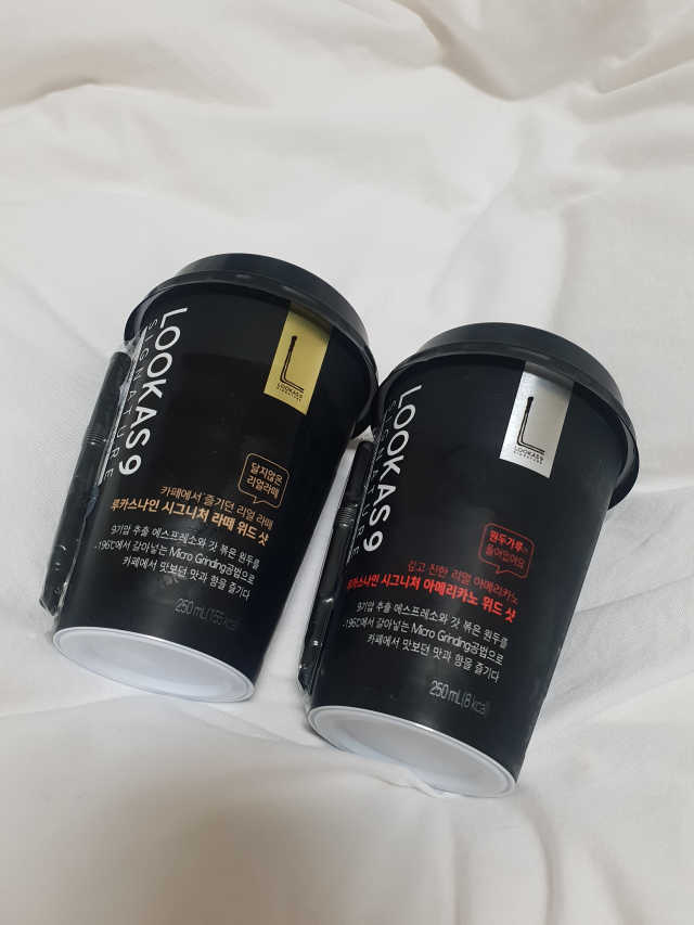 루카스나인 컵커피 2종 리뷰 사진