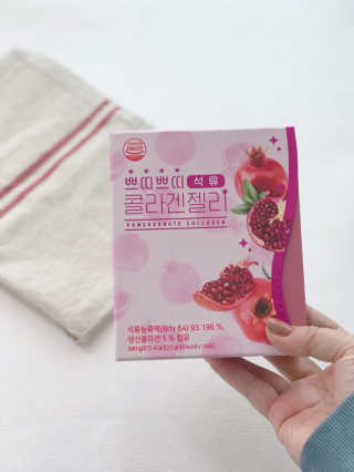 헬스업_쁘띠쁘띠석류콜라겐젤리_20g x 14포 — 5점을 준 리뷰어가 2020년 10월 올린 사용 사진