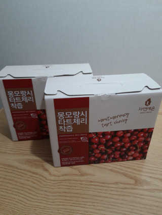 자연에온 몽모랑시 타트체리 착즙 100mL 10개입 2BOX — 5점을 준 리뷰어가 2020년 9월 올린 사용 사진