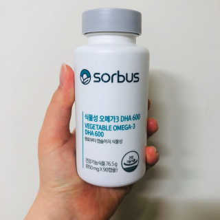 소버스 식물성 오메가3 DHA 600 — 5점을 준 리뷰어가 2020년 4월 올린 사용 사진