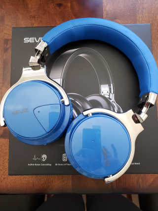 SEVIZ Bluetooth Headphones 10 3color — 5점을 준 리뷰어가 2020년 6월 올린 사용 사진