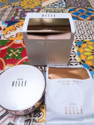 디어벨르 크림쿠션 DEAR BELLE CREAM COUSION — 4.5점을 준 리뷰어가 2020년 8월 올린 사용 사진