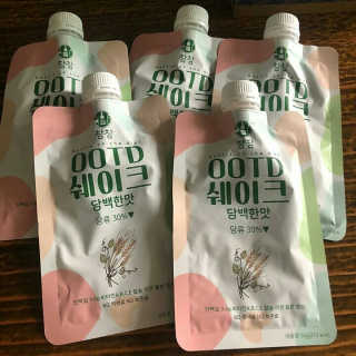 [꾸콤] 참참 OOTD쉐이크 담백한 일주일세트 50g x 5 — 5점을 준 리뷰어가 2020년 9월 올린 사용 사진