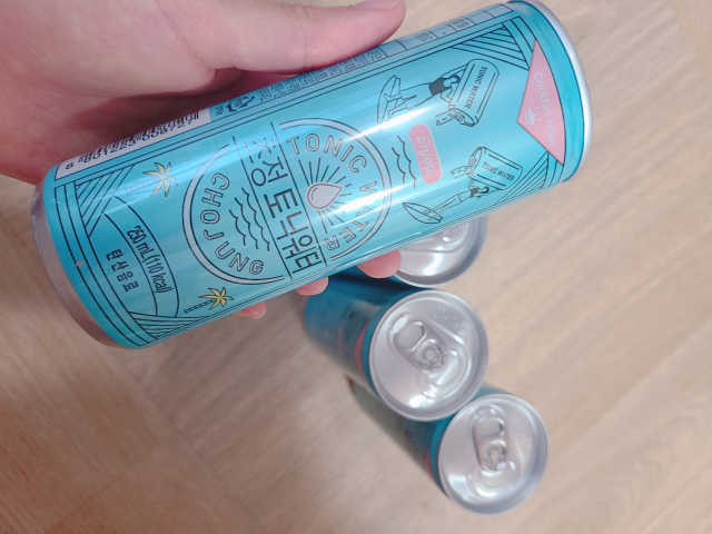 소주와환상궁합 세계 3대 광천수로만든 초정토닉워터 리뷰 사진