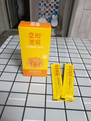 조은약초 국산 늙은 호박즙 호박쪼옥 젤리 20g x 15포 — 5점을 준 리뷰어가 2020년 8월 올린 사용 사진