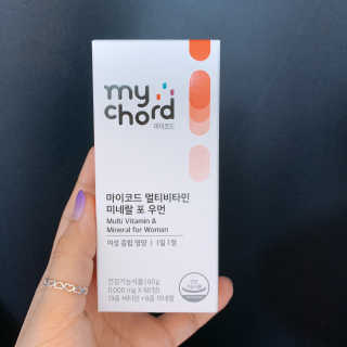 JW중외제약 마이코드 멀티비타민미네랄 포 우먼 — 5점을 준 리뷰어가 2020년 8월 올린 사용 사진