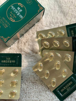 건강한약속 바른 바른 아르간오일100 — 5점을 준 리뷰어가 2020년 11월 올린 사용 사진