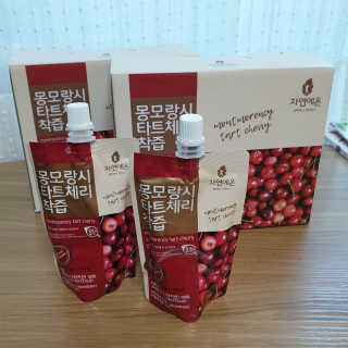 자연에온 몽모랑시 타트체리 착즙 100mL 10개입 2BOX — 4점을 준 리뷰어가 2020년 10월 올린 사용 사진