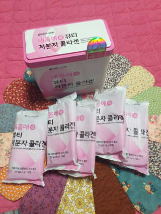 서울약사신협_내몸애뷰티저분자콜라겐_2.5g 50포 — 5점을 준 리뷰어가 2020년 4월 올린 사용 사진